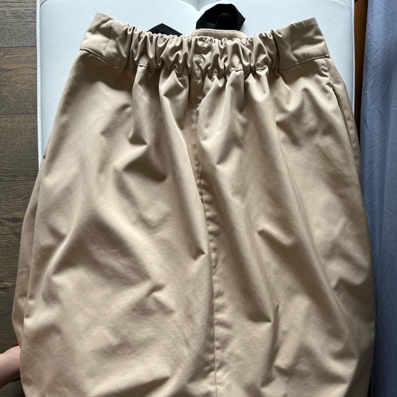 Zara Soft Linen Beige Skirt - Picture 3 of 4